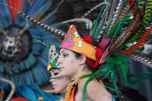 Aztec dancers